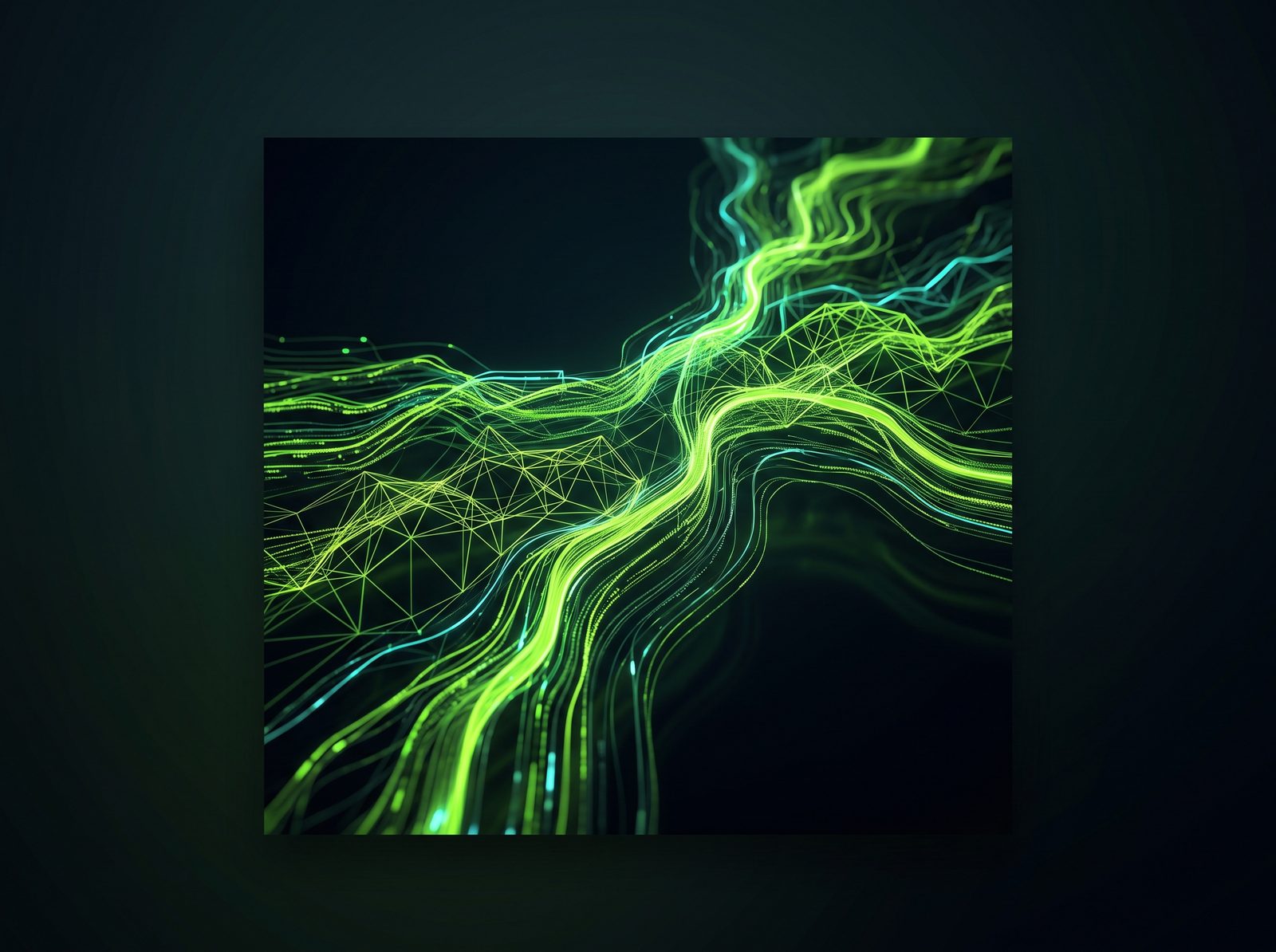 AI intelligence — data streams